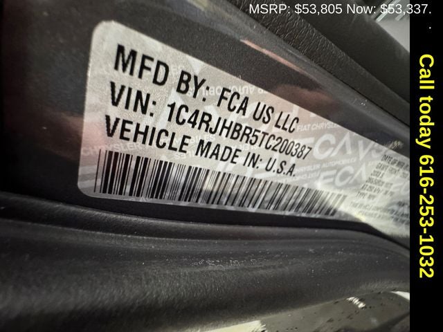 2026 Jeep Grand Cherokee GRAND CHEROKEE LIMITED RESERVE 4X4