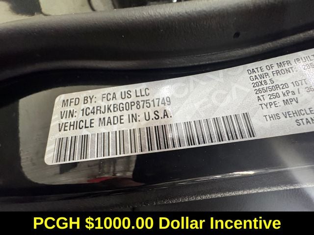 2023 Jeep Grand Cherokee L Limited 4x4