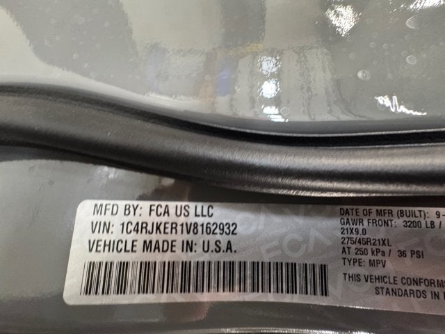2027 Jeep Grand Cherokee L GRAND CHEROKEE L SUMMIT 4X4