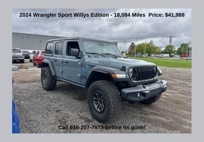2024 Jeep Wrangler 4-Door Willys 4x4