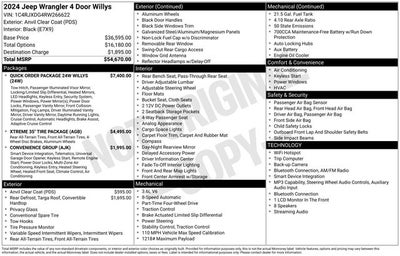 2024 Jeep Wrangler 4-Door Willys 4x4