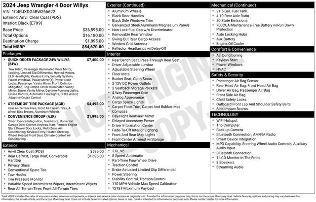 2024 Jeep Wrangler 4-Door Willys 4x4