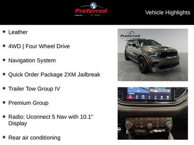 2026 Dodge Durango DURANGO SRT HELLCAT JAILBREAK AWD