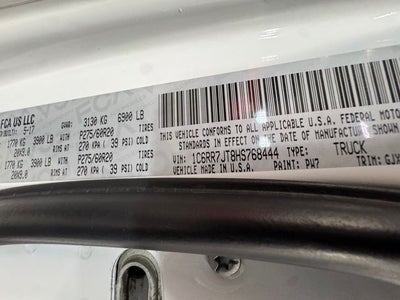 2017 RAM 1500 Laramie Quad Cab 4x4 6'4' Box