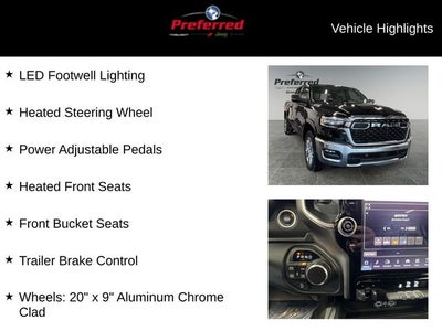 2026 RAM Ram 1500 RAM 1500 BIG HORN CREW CAB 4X4 5'7' BOX