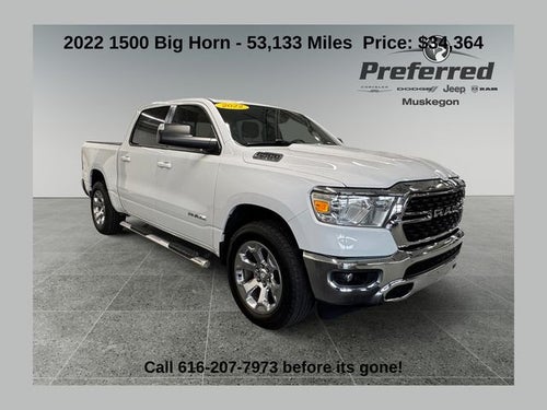 2022 RAM 1500 Big Horn Crew Cab 4x4 5'7' Box