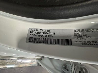 2022 RAM 1500 Big Horn Crew Cab 4x4 5'7' Box