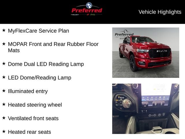 2026 RAM Ram 1500 RAM 1500 LARAMIE CREW CAB 4X4 5'7' BOX