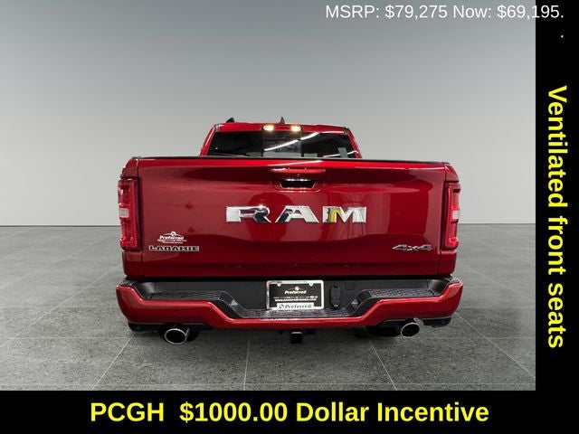 2026 RAM Ram 1500 RAM 1500 LARAMIE CREW CAB 4X4 5'7' BOX