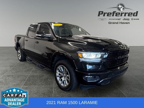2021 RAM 1500 Laramie 5.7 Liter V8 Hemi Crew Cab 4WD