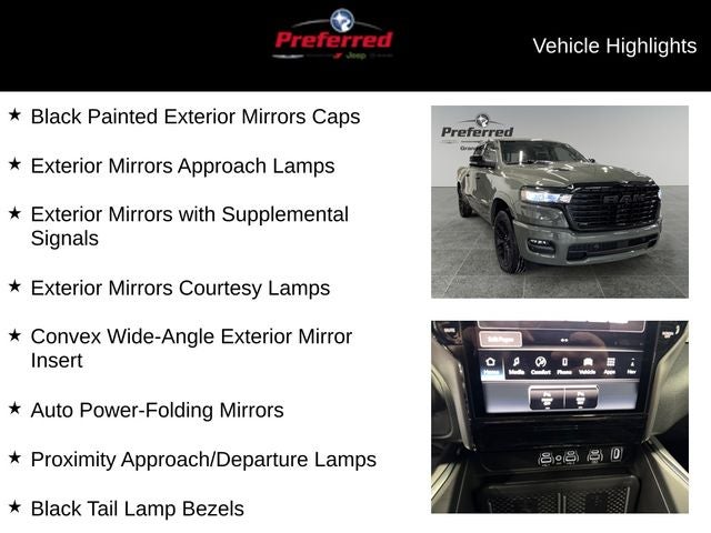 2026 RAM Ram 1500 RAM 1500 LARAMIE CREW CAB 4X4 5'7' BOX