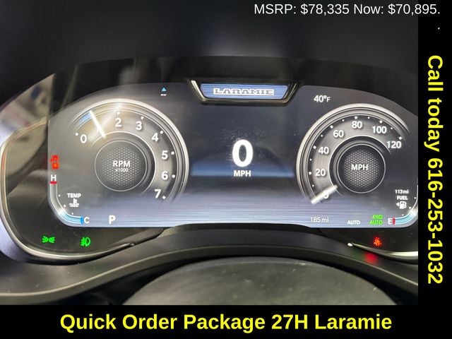 2026 RAM Ram 1500 RAM 1500 LARAMIE CREW CAB 4X4 5'7' BOX