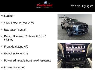 2026 RAM Ram 1500 RAM 1500 TUNGSTEN CREW CAB 4X4