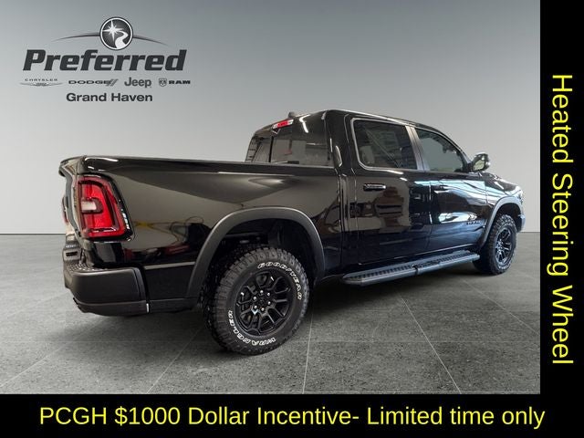 2026 RAM Ram 1500 RAM 1500 REBEL CREW CAB 4X4 5'7' BOX