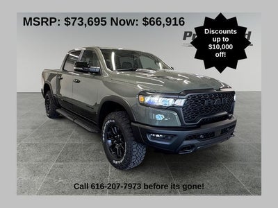 2026 RAM Ram 1500 RAM 1500 REBEL CREW CAB 4X4 5'7' BOX