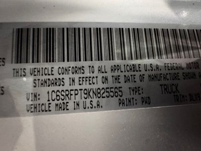 2019 RAM 1500 Limited Crew Cab 4x4 6'4' Box