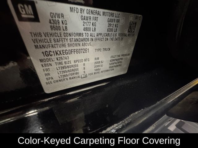 2015 Chevrolet Silverado 2500HD High Country