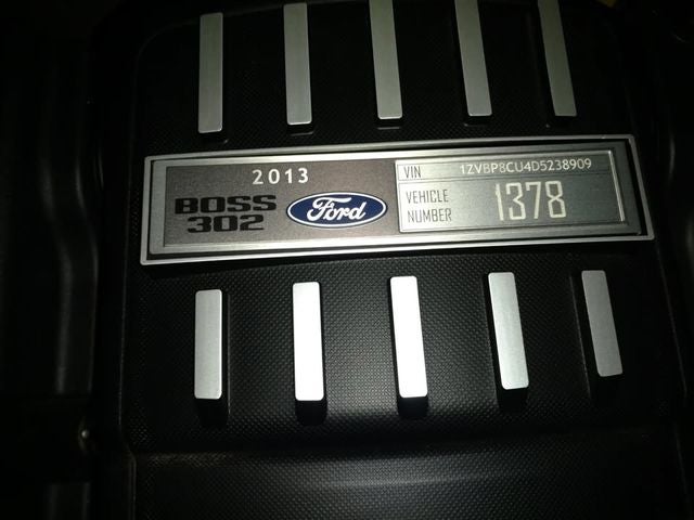 2013 Ford Mustang Boss 302 5.0 Liter V8 2D Coupe Manual Transmission