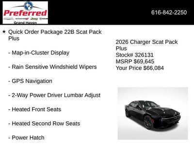 2026 Dodge Charger CHARGER SCAT PACK PLUS 4-DOOR AWD
