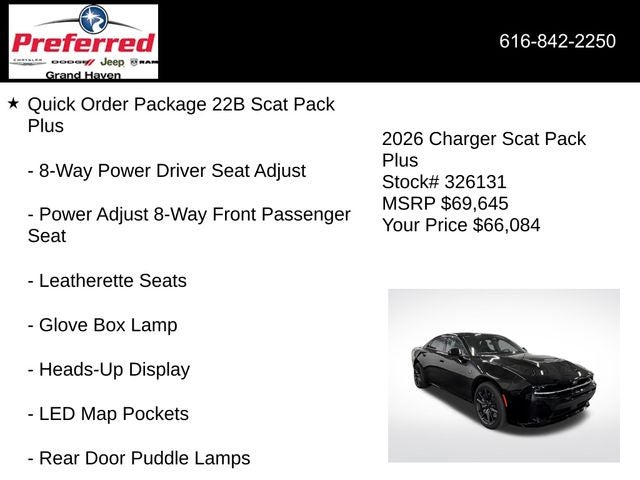 2026 Dodge Charger CHARGER SCAT PACK PLUS 4-DOOR AWD
