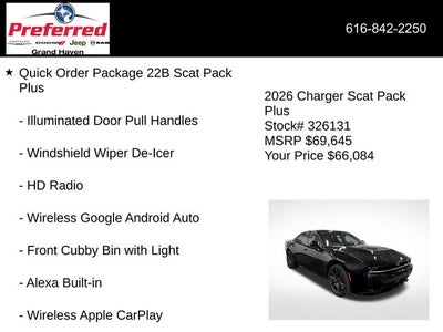2026 Dodge Charger CHARGER SCAT PACK PLUS 4-DOOR AWD