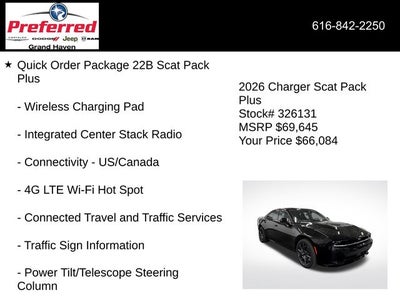 2026 Dodge Charger CHARGER SCAT PACK PLUS 4-DOOR AWD