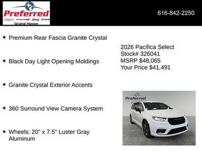 2026 Chrysler Pacifica PACIFICA SELECT