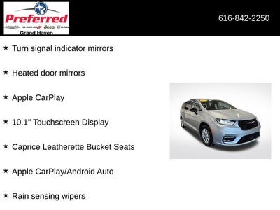 2024 Chrysler Pacifica Touring L 3.6 Liter V6 7 Passenger 3rd Row Seating