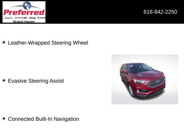 2023 Ford Edge SEL 2.0 Liter EcoBoost Turbocharged AWD Leather Seatin