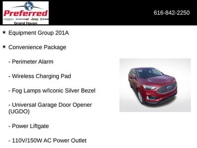 2023 Ford Edge SEL 2.0 Liter EcoBoost Turbocharged AWD Leather Seatin