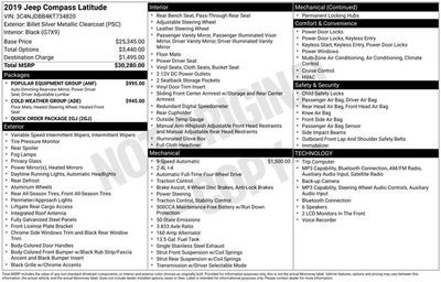 2019 Jeep Compass Latitude 4x4