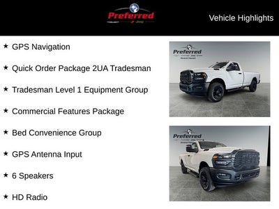 2026 RAM Ram 3500 RAM 3500 TRADESMAN REGULAR CAB 4X4 8' BOX