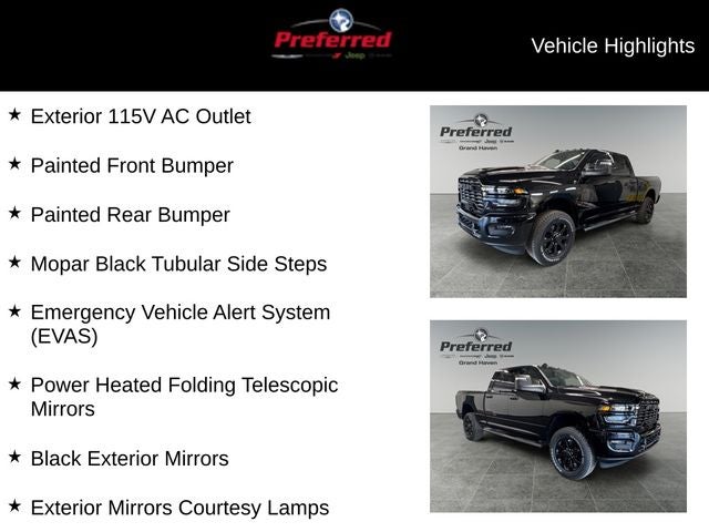 2026 RAM Ram 2500 RAM 2500 BLACK EXPRESS CREW CAB 4X4 6'4' BOX