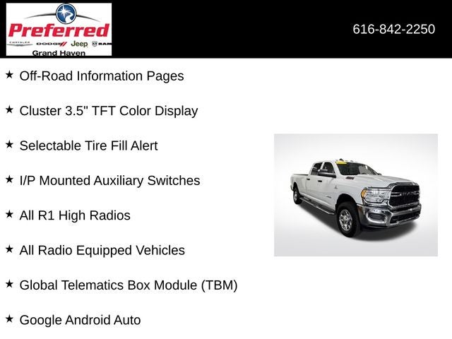 2022 RAM 2500 Tradesman Crew Cab 4x4 8' Box