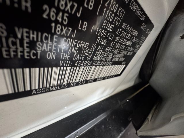 2019 Subaru Outback 2.5i Limited