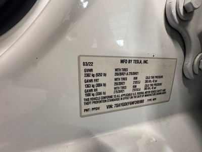 2022 Tesla Model Y Performance Dual Motor All-Wheel Drive