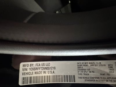 2027 RAM Ram 1500 RAM 1500 BIG HORN CREW CAB 4X4 5'7' BOX