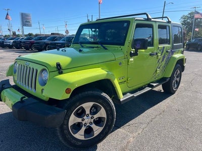 2017 Jeep Wrangler Unlimited Sahara 3.6 Liter V6 4D Manual 4WD