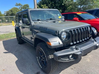 2021 Jeep Wrangler Unlimited Willys 3.6 Liter V6 4D Automatic 4WD