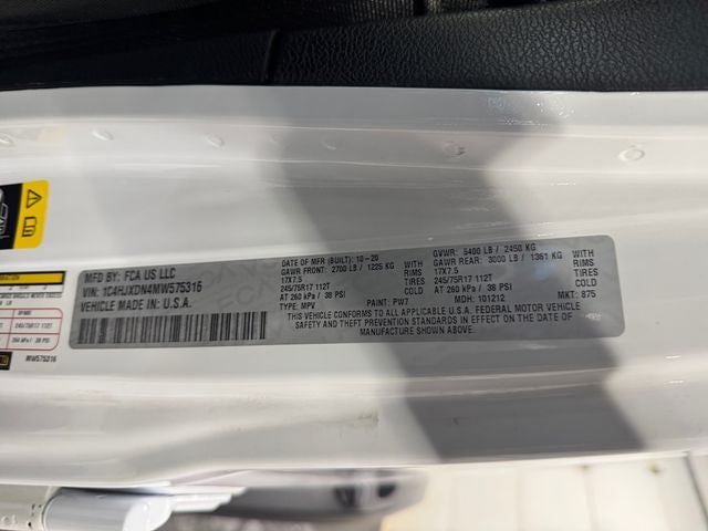 2021 Jeep Wrangler Unlimited Islander 2.0 Liter 4D Automatic 4WD