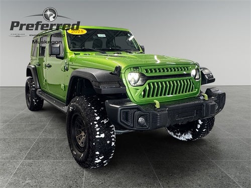 2018 Jeep Wrangler Unlimited Sahara 3.6 Liter V6 4D Automatic 4WD