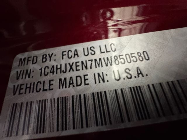 2021 Jeep Wrangler Unlimited Sahara Altitude 2.0 Liter 4D Automatic 4WD