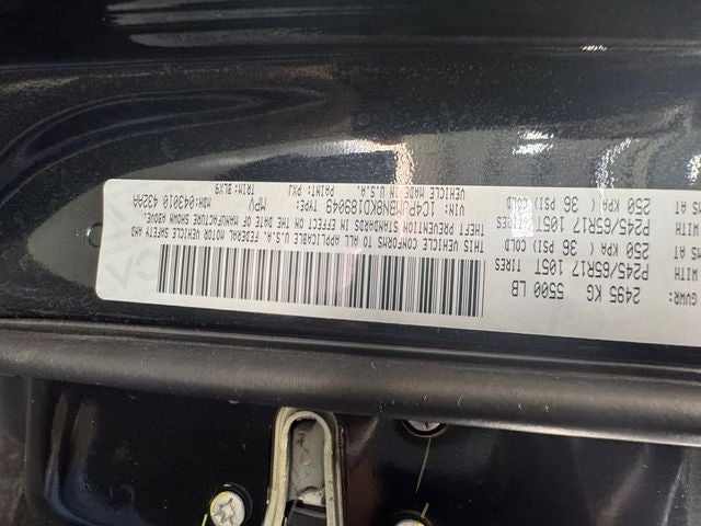 2019 Jeep Cherokee Trailhawk 2.0 Liter 4WD