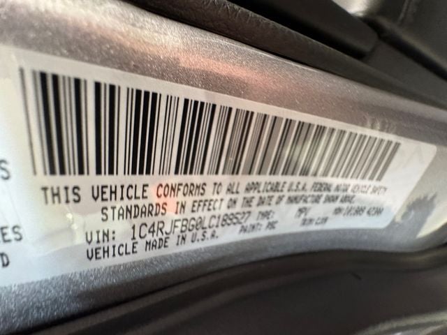 2020 Jeep Grand Cherokee Limited 3.6 Liter V6 4WD