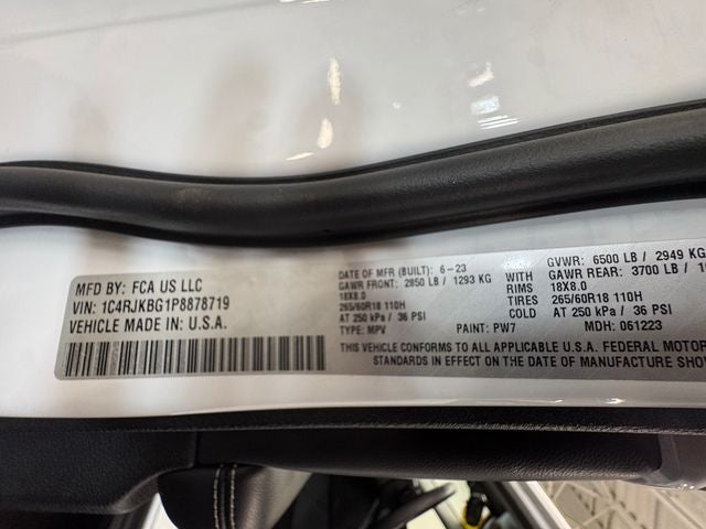 2023 Jeep Grand Cherokee L Limited 3.6 Liter V6 4WD