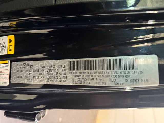 2020 Jeep Gladiator Rubicon 3.6 Liter V6 Automatic 4WD