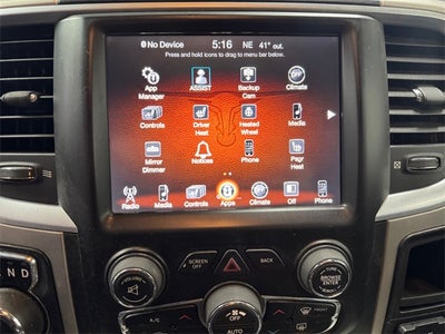 2016 RAM 1500 Outdoorsman 3.6 Liter V6 Crew Cab 4WD