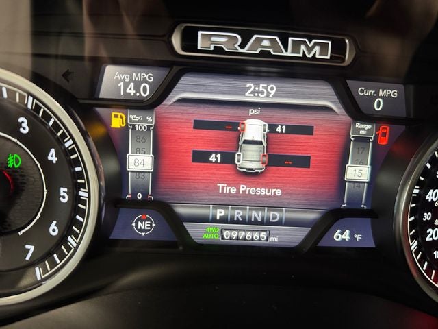 2019 RAM 1500 Laramie 5.7 Liter V8 Hemi Crew Cab 4WD