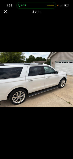 2018 Ford Expedition Max Limited 3.5 Liter V6 EcoBoost Turbocharged 4WD