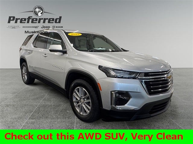 2022 Chevrolet Traverse LT 3.6 Liter V6 AWD 3rd Row Seating